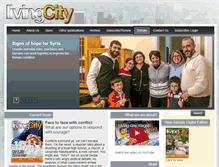 Tablet Screenshot of livingcitymagazine.com